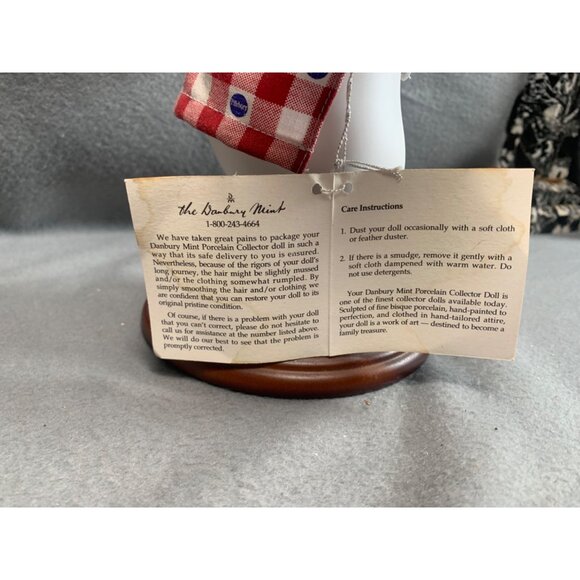 Danbury Mint Pillsbury Doughboy Porcelain Collector Doll with Chef Hat & Apron - Picture 10 of 13